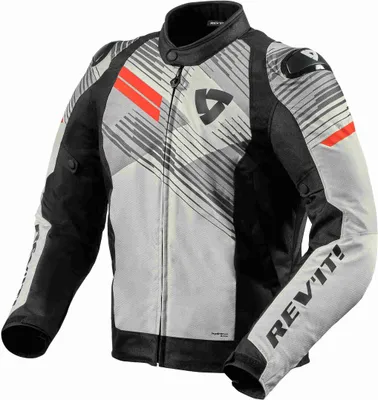 Obrázek produktu pro Revit Apex H2O textilní motocyklová bunda, šedá/červená, S