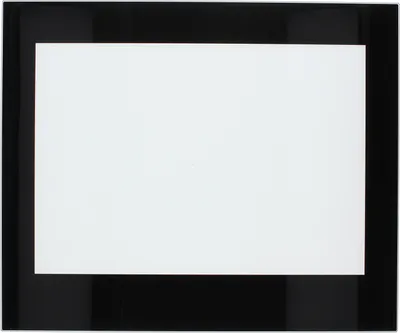 A white rectangular panel bordered by black on a white background.