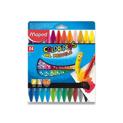 Obrázok produktu pre Olejové pastely Maped Color´Peps, 24 farieb Maped