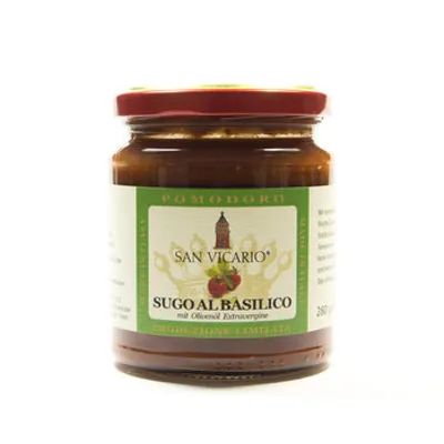 Zdjęcie produktu dla Sos pomidorowy - bazylia 280g