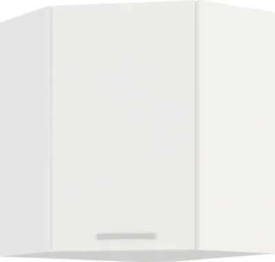 Produktbild von EKO White Eckhängeschrank 58x58 Weiss matt Küchenzeile Küchenblock Einbauküche