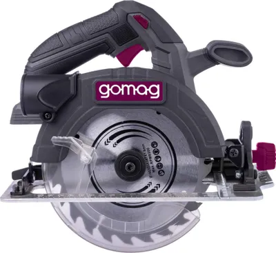 Produktbild von Gomag Akku-Handkreissäge GO-HKS165BL 20V Kreissäge 55mm Schnitthöhe mit LED