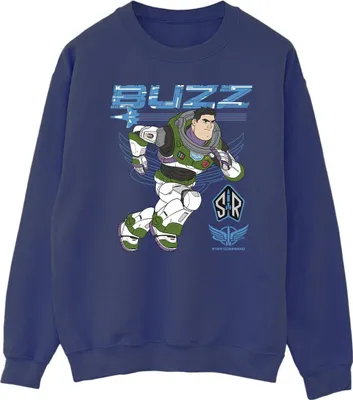 Imagen del producto de Sudadera para hombre Disney - "Lightyear Run To Action" (BI34747) (Talla L) (Azul marino)