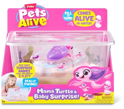 Obrázok produktu pre Zuru Pets Alive - Mama korytnačka a mláďa prekvapenie