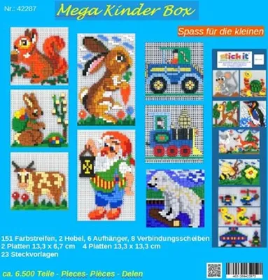 Produktbild von Stick it® Mega Kinder-Box ca. 6.500 Teile Nr. 42287