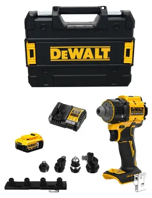 Image de Visseuse-perceuse DeWALT DCD803P1T (1 x 5,0 Ah + DCB1104 + coffret TSTAK II)