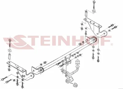 Produktbild von Z548075 Anhängerkupplung passend für TOYOTA Avensis 04/2003-2009 starr