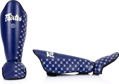 Produktbild von Fairtex SP5 Schienbein und Spannschoner Super Comfort,Blau Größe XL