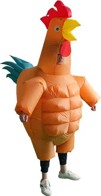 Produktbild von Aufblasbares Huhn Kostüm für Erwachsene Huhn Kostüm Aufblasbares für Erwachsene Hahn Kostüme Kostümparty Halloween Weihnachten