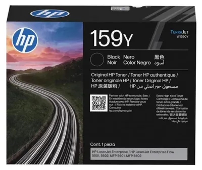 Produktbild von HP 159Y Schwarz Original LaserJet Tonerkartusche, 26000 Seiten, Schwarz, 1 Stück(e)