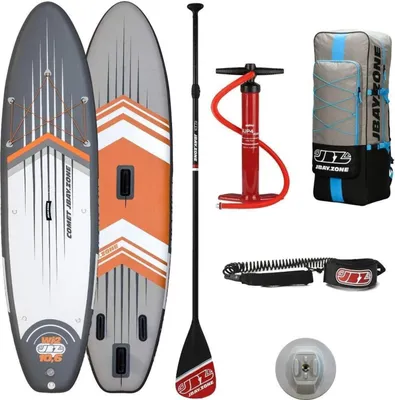 Productafbeelding van JBAY.ZONE WJ2 Comet, complete set, touring SUP board, grijs
