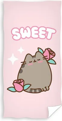 Immagine prodotto di Asciugamano da bagno 70x140 Pusheen Rosa So Sweet Rose