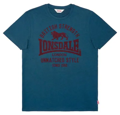 Produktbild von Lonsdale Hudswell Kurzarm-t-shirt Blau M Mann Blau M