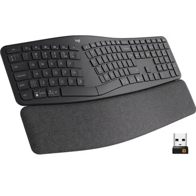 Immagine prodotto di Logitech Ergo K860 - Grafite US INTL - INT QWERTY, Grafite
