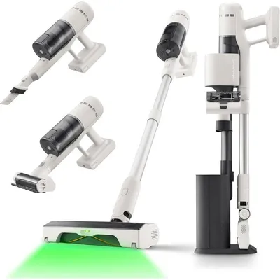 Produktbild von Roborock H60 Hub, Stabstaubsauger, Beutellos, Schwarz, Weiß, Trocken, HEPA, Zyklonisch/Filterung