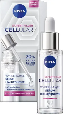Produktbild von NIVEA Cellular Expert Filler Hyaluron-Serum 30 ml  Aufpolsterndes Anti-Falten Serum