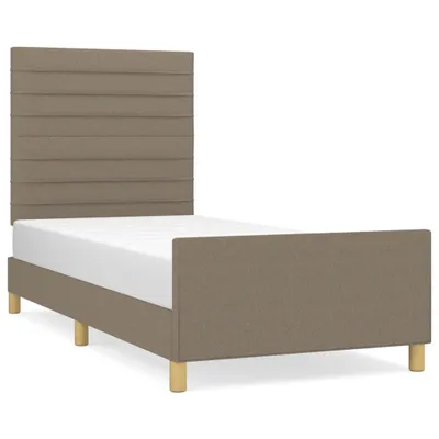Obrázok produktu pre Rám postele bez matraca Taupe 90x200 cm Látka