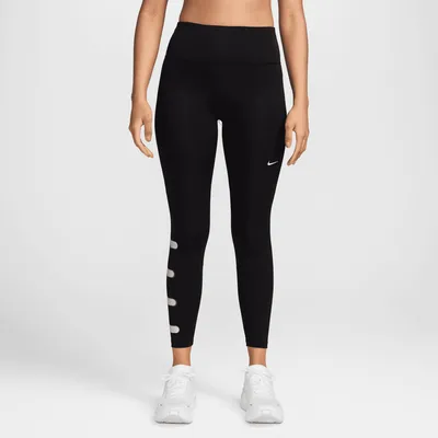 Produktbild von Nike W Nk Tempo Df 7/8 Hr Flsh Tgt Black/Reflective Silv Black/Reflective Silv M