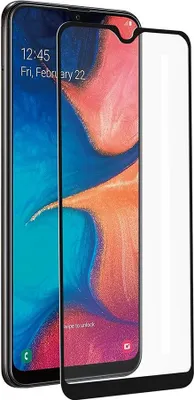 Produktbild von Muvit Samsung Galaxy A20e Gehärtete Glas-displayschutzfolie Durchsichtig  Durchsichtig One Size
