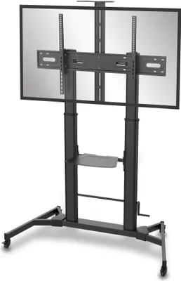 Produktbild von conecto LM-FS03BT Professional TV-Ständer Standfuß für Flachbildschirm LCD LED Plasma höhenverstellbar 60-100 Zoll (152-254 cm, bis 100 kg Tragkraft) max. VESA 1000x600mm, Stahl, schwarz
