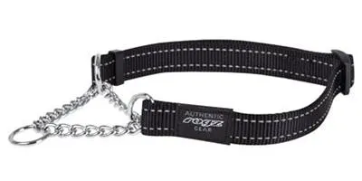 Produktbild von Rogz For Dogs Fanbelt Halfslip Halsband Zwart