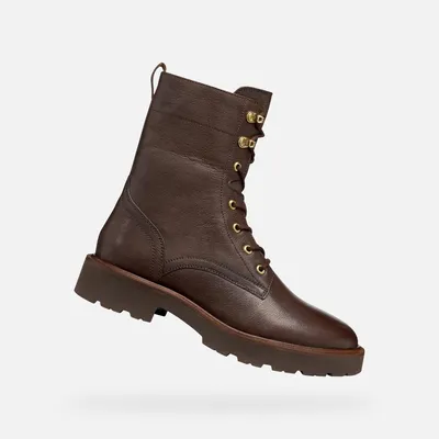 Produktbild von Geox Dunkelbraune Damen-Ankle-Boots von Norize 41
