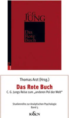 The image shows the cover of a book titled "Das Rote Buch" by C.G. Jung, edited by Thomas Arzt.