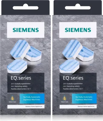 Produktbild von 2x Siemens EQ.series TZ80002A Entkalkungstabletten 2in1 für Kaffeevollautomaten