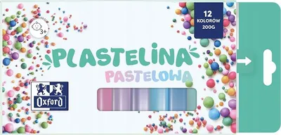 Image de Plastikin Oxf Pastel 12 Couleurs 20 0366