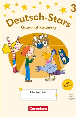 Produktbild von Deutsch-Stars 3. Schuljahr- Grammatiktraining - Ausgabe 2025 - Übungsheft mit Lösungen und digitalen Medien