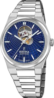 Immagine prodotto di Orologio, Uomo, Svizzero, Acciaio Inossidabile Blu