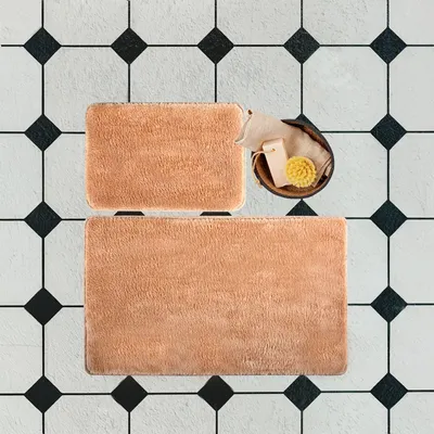 Produktbild von Bosdela 2-teiliges Plush-Set 60x100 cmBeige