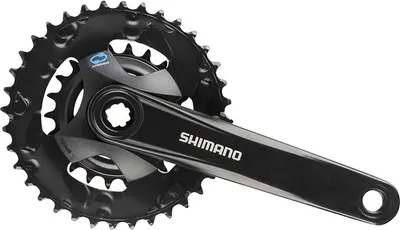 Produktbild von KRG Shimano Altus 22/36 Zähne 170mm FC-M315 schwarz,ohne KSS,7-8-f.4-kant