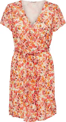 Produktbild von Only Lucie Fr Kurzarmkleid Orange S Frau Orange S