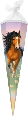 Produktbild von Goldbuch Schultüte 85 cm 6-eckig Wiesenglück