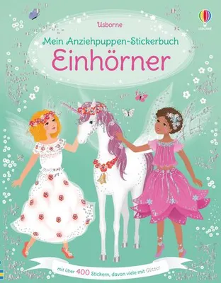 Produktbild von Mein Anziehpuppen-Stickerbuch: Einhörner