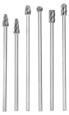 Rotationsfeilen-Set 6-tlg. 6 mm Schaft 150 mm für Metall