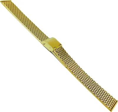 Produktbild von Timex Ersatzband | Uhrenarmband Edelstahl gelbgoldfarben 14mm T2P304