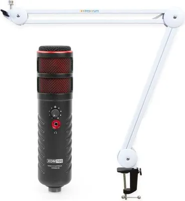 Image de Rode X XDM-100 Microphone-speaker USB avec bras articulé WH