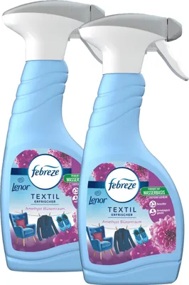 Produktbild von Febreze Textilerfrischer Lenor Amethyst 500ml - Textilspray (2er Pack)