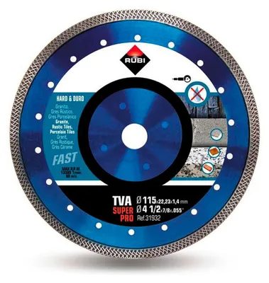 Image de Disque Diamant Tva ø115mm Superpro 31932 Rubi