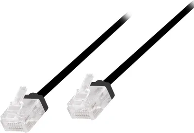 Obrázok produktu pre LogiLink CQ3103U, 15 m, Cat6a, U/UTP (UTP), RJ-45, RJ-45, Čierna