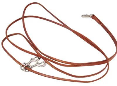 Produktbild von Western Schlaufzügel aus Geschirrleder braun