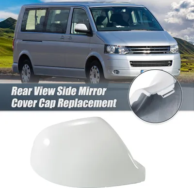 Image de Coque De Remplacement Pour Rétroviseur Droit Blanc pour Volkswagen Transporter T5 T6 - Accessoire De Décoration Extérieure Pour Protéger Les Rétroviseurs