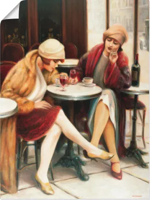 Produktbild von ARTland Poster Cafe II Größe: 30x40 cm
