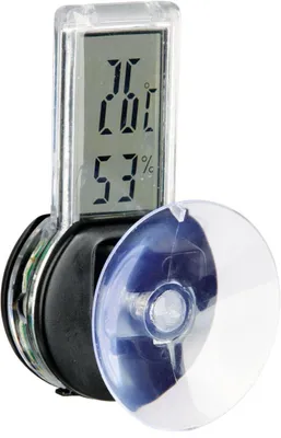 Produktbild von TRIXIE Digital-Thermo- / Hygrometer, mit Saugnapf, 3 x 6 cm