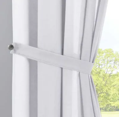 Produktbild von Gardine Nizza 254x135 cm Weiß Baumwoll-Voile Transparent Store 2019031