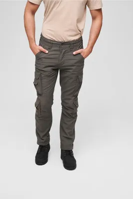 Obrázok produktu pre Brandit Pure Slim Fit nohavice olivové, M