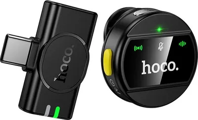 Produktbild von Hoco L21 kabelloses Mikrofon USB-C Schwarz