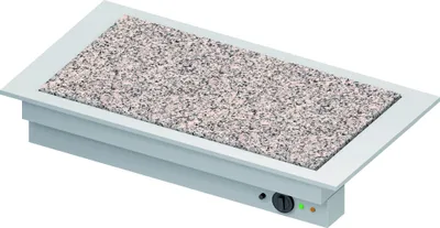 Immagine prodotto di Piastra riscaldante in granito "Drop-In" 3xGN 1/1 1155x620x270 mm coperchio in acciaio inox